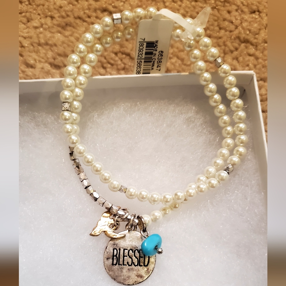 Double layered bracelet